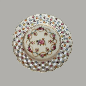-Schumann Bavaria salad plate flower garland